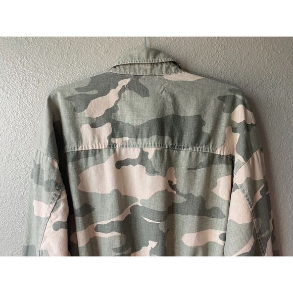 Zara Camo Cropped Light Jacket - Picture 8 of 11